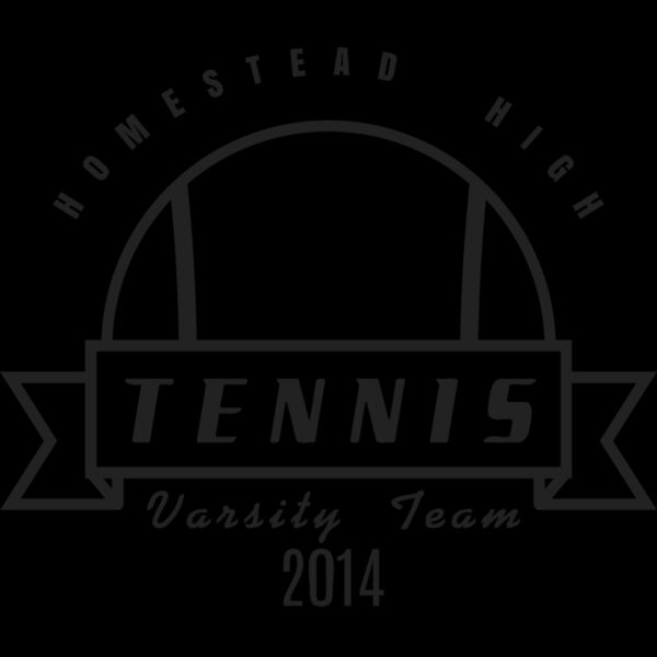 Tennis Template DNT001 BW Thumbnail