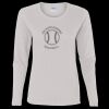 Heavy Cotton Women's "Budget" Long Sleeve T-Shirt Thumbnail